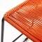Armen Living Shasta 26" Outdoor Metal and Tangerine Rope Stackable Counter Stool, PK2 LCSTBABLTNG26 - alternate 7